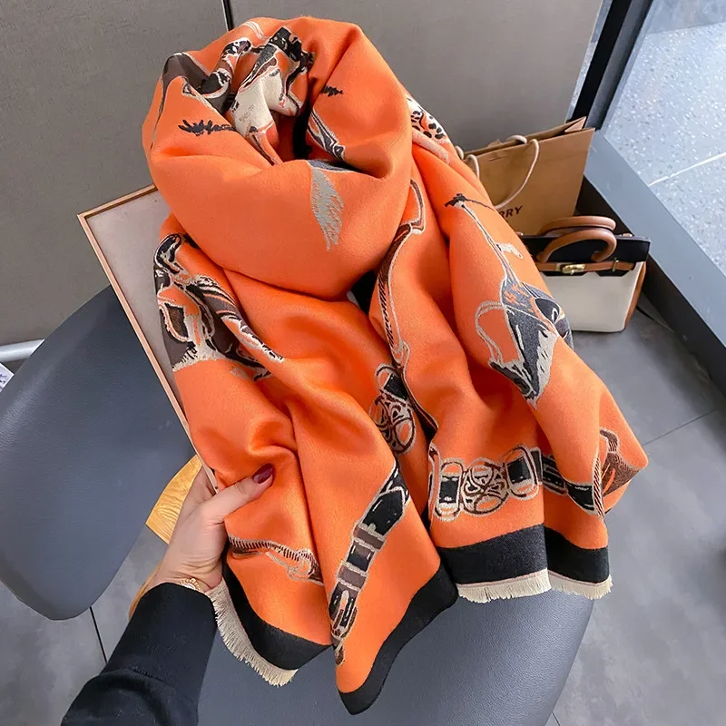 Cashmere Pashmina Wrap - 2024 di Lusso Caldo Scialle di